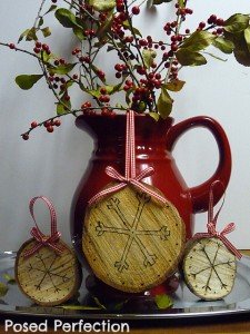 Tree Slice Ornament 7